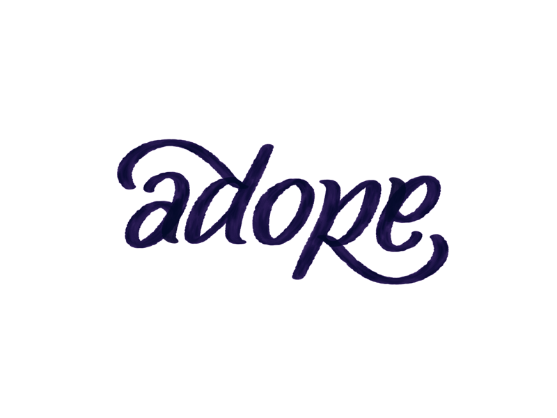 Adore ambigram procreate app ambigram brush lettering lettering adore