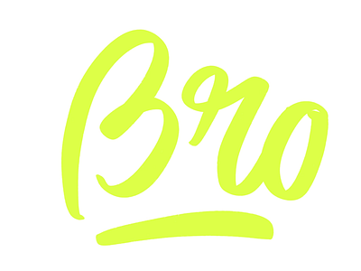 Bro animation bro lettering procreate procreate app type