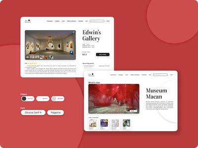 Exploration - Museum & Gallery App exploration museum product design ui ui design uiux