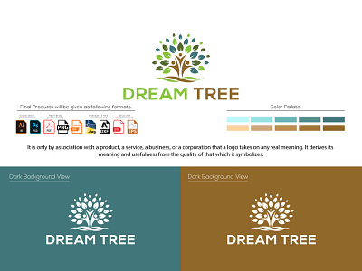 Tree Logo 3d animation branding design graphic design illustration logo logo design ui vector