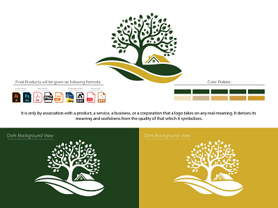 Tree Logo 3d animation branding design graphic design illustration logo logo design ui vector