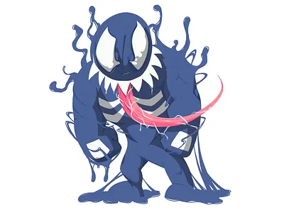 One of my fav anti-heroes eddiebrock illustration marvel spider man symbiote tomhardy venom