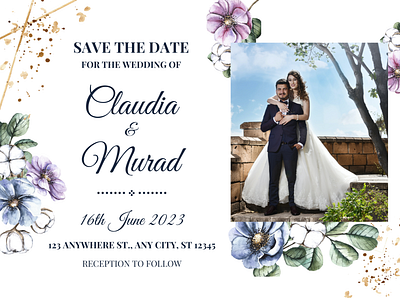 Wedding Invitation design graphic design