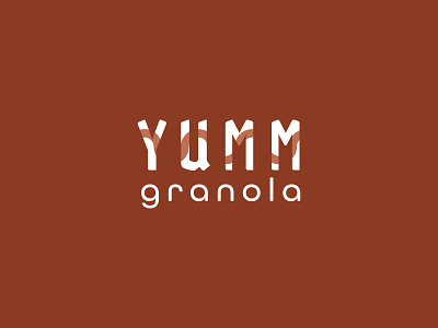 YUMM Granola logo design abstract brand branding breakfast corporate dailylogochallenge delicious design font freelance granola graphic design identity illustration logo logodesing symbol vector yumm yummy