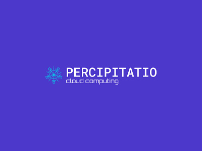 Percipitatio cloud computing logo design