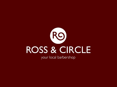 Ross & Circle logo design abstract barber barbershop brand branding circle corporate dailylogochallenge design font freelance graphic design illustration initials local logo logodesign ross symbol typography