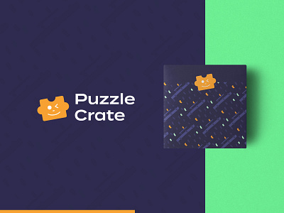 Puzzle Crate Logo Redesign branding game jigsaw logo puzzle puzzlekit