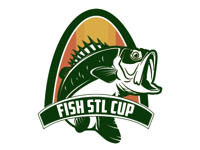 Fish Stl Cup Logo fishing logo logo design photoshop