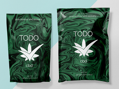 TODO Packaging Mockup cbd cbd logo cbd oil clean concept design graphic design hologram holographic holographic foil illustration illustrator layout design packaging packagingdesign photoshop post workout print weed workout