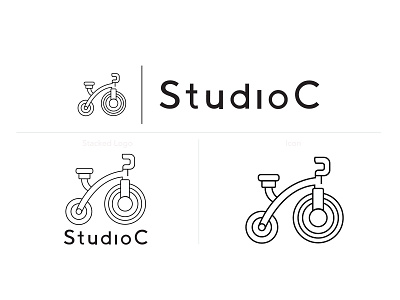 Studio C Logo branding cycle cycle studio cycling design graphic graphic design illustration illustrator logo logo design logo designs logodesign studio
