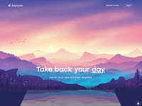 Tropical Escape Wallpaper by Louis Coyle on Dribbble