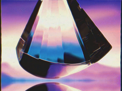 Prism glass refraction