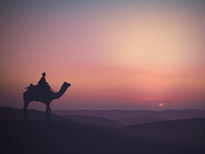 Desert Sunset, Landscape 3