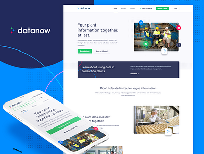 Datanow brand and website refresh branding developement website