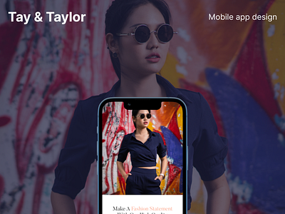Mobile app design for Tay & Taylor