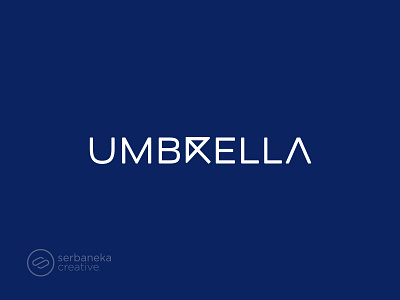 Umbrella Logotype creative design logo logo insp logo inspirations logotype mark monogram umbrella