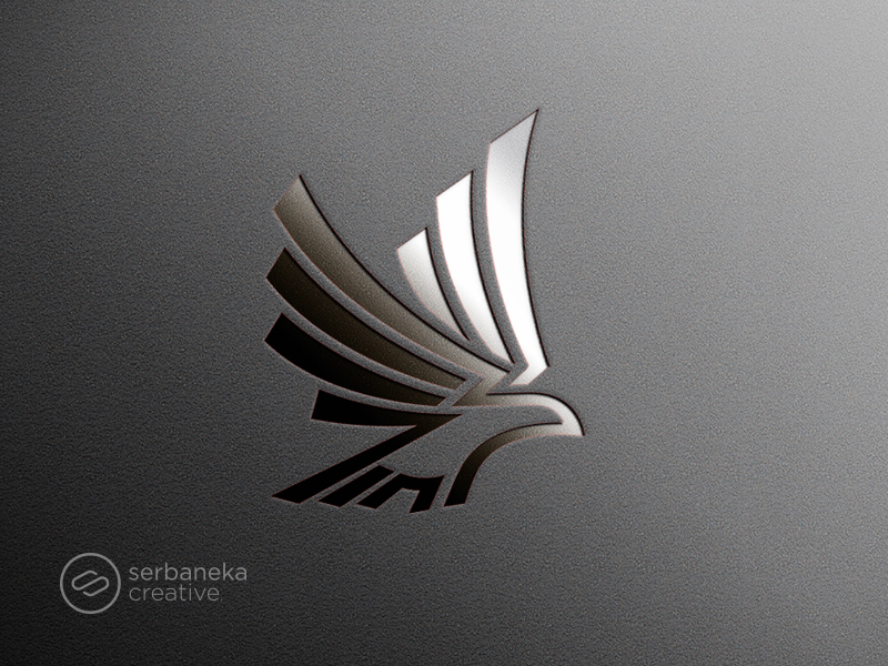 Flying Eagle Logo by Serbaneka Studio on Dribbble