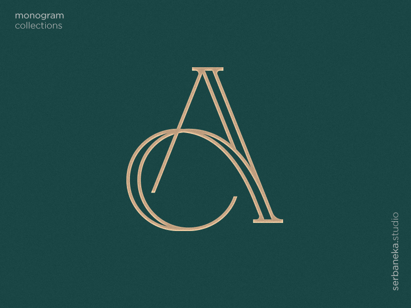 Luxury Monogram A by Serbaneka Studio on Dribbble