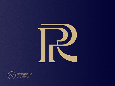 PR monogram apparel barber boutique branding clothing design letter mark logo logo inspirations mark monogram p logo salon serbaneka creative