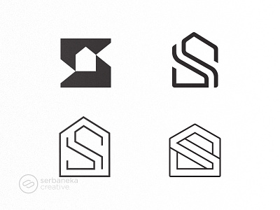 S Homes Logo explorations