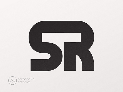 STR Negative Space Logo bold branding company logo cool design graphic design illustration logo logo inspirations mark minimal negative space serbaneka creative simply ui
