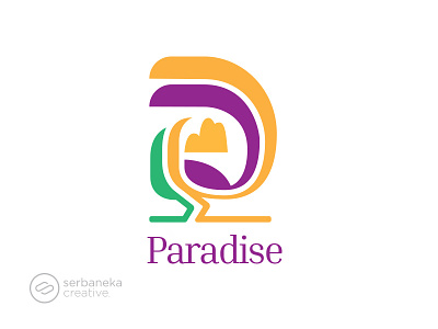 Paradise bird logo animal birds brand identity branding fiverr logo logo inspirations mark minimal monogram