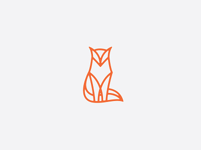 Fox Line animal animal logo inspirations animals badge cheetah fox fox logo inspiration logo mark pictogram run tiger