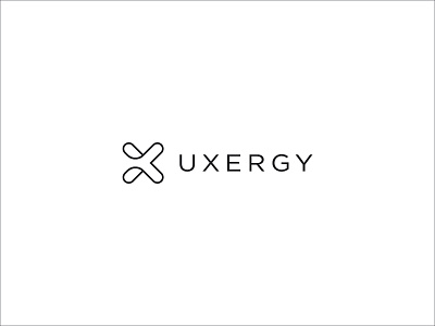 UXERGY Logo logo design inspirations logo design service logo trend 2017 minimal logo serbaneka creative