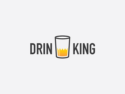 Drinking Logo coffee drink juice king logo inspirations 2017 negative space serbaneka creative