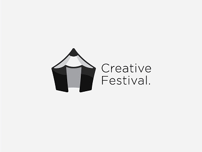 Creative Festival creative festival logo inspirations logo trand 2017 negative space serbaneka creative