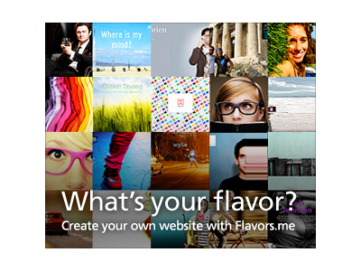 Flavors.me Ad