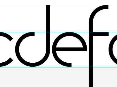 My first typeface