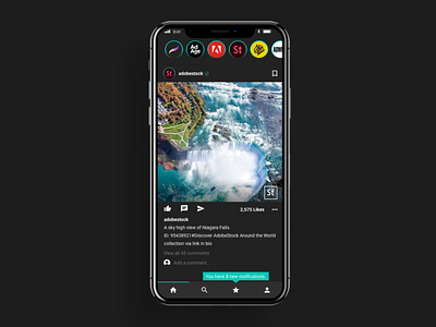 Instagram Dark Mode - Shot_1 app instagram ui