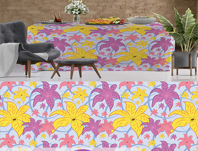 Colorful blossom flowers vector repeat pattern adobestock pattern design fabric designer patterns seamless pattern shutterstock pattern surface textile pattern designer vector wallpaper design