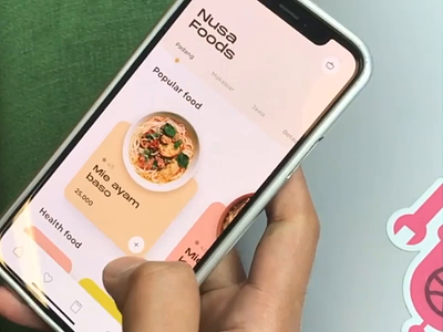 Nusa Foods App Interaction Design app clean design food food app food illustration foods hdcraft recipe recipe app ui ux
