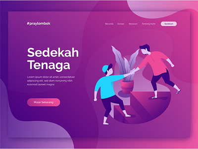 Sedekah Tenaga Header Exploration