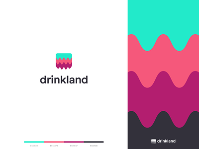 Drinkland - Branding Exploration app brandidentity branding design hdcraft icon idenity logo logodesign website