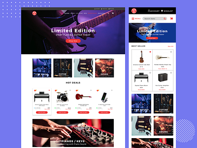 Tremor Audio Website Redesign mobile first website design