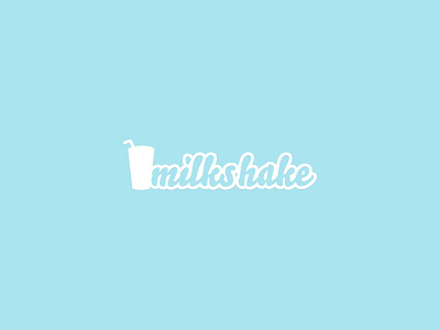 Milkshake Studio branding dessert food identity logo milkshake