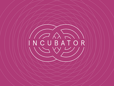 Incubator lockup branding identity logo logotype