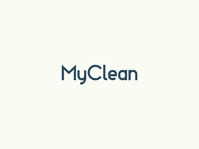 MyClean wordmark brand branding graphic design identity logo wordmark