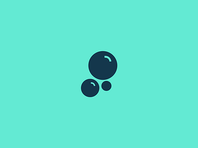 MyClean mark brand branding bubbles clean graphic identity logo