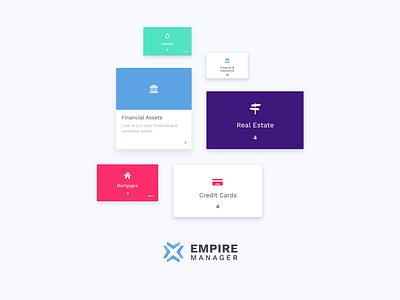 Empire Cards brand branding design finance ui