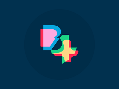 B4 branding colorful identity illustration logo type wordmark
