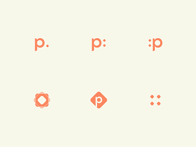Just some p's brand branding identity logo mark