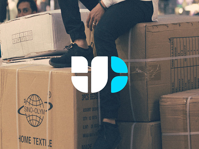 Union Crate mark brand graphic design identity identity branding logo shipping tech