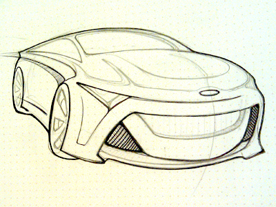 SK6 Coupe sketch automotive car design id sketch transportation
