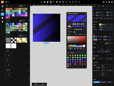 EasyLogic Studio - Fantastic Web Design Tool css editor gradient graphic design svg