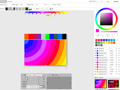 CSS Gradient Editor color css editor gradient html5