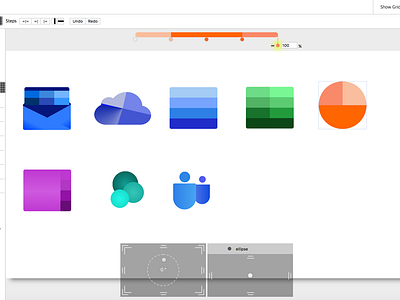 css ms office icon css gradient editor icon